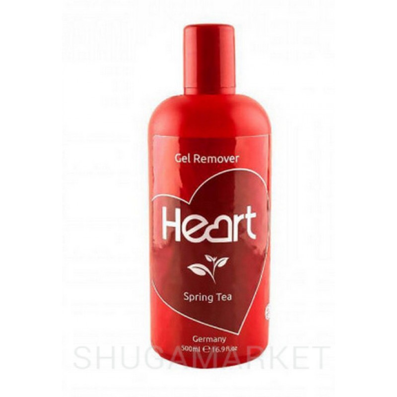 Жидкость для снятия гель-лака Heart (Весенний чай), 500 мл